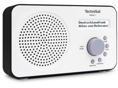 TechniSat VIOLA 2 bielo-čierne