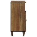 vidaXL Servírovacia skriňa Hnedá 60 x 33,5 x 75 cm Masívne mango drevo