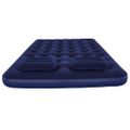 Bestway Semišová nafukovacia posteľ+vankúš a pumpa 203x152x22 cm 67374