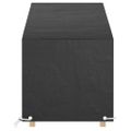 vidaXL Kryty na lehátko 2 ks 12 očiek 205x75x40/70 cm polyetylén