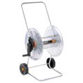 vidaXL Vozík s hadicovým bubnom pre 80 m 1/2" / 50 m 3/4" hadicu oceľ