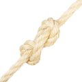 vidaXL Lano 100% sisal 14 mm 25 m
