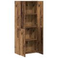 vidaXL Kancelársky kabinet Staré drevo 60 x 32 x 152,5 cm