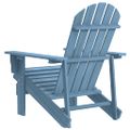 vidaXL Záhradná stolička Adirondack jedľový masív modrá