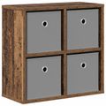vidaXL Servírovacia skriňa Staré drevo 49,5 x 22 x 47 cm
