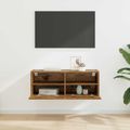 vidaXL TV nástenná skriňa 80 x 30 x 30 cm Staré drevo Kompozitné drevo
