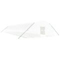 vidaXL Fóliovník s oceľovým rámom biely 120 m² 20x6x2,85 m