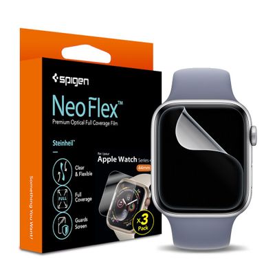 Ochranná fólia Spigen Neo Flex 3-balenie pre Apple Watch 4 / 5 / 6 / 7 / 8 / SE (40 / 41 MM)