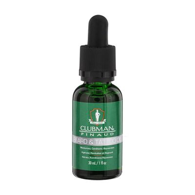 Olej na tetovanie a fúzy CLUBMAN Pinaud Beard & Tattoo oil 30 ml