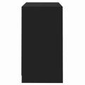vidaXL Komoda čierna 70x41x75 cm spracované drevo