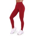 Dámske legíny Ignite Dark Red - GymBeam, veľkosť M, veľkosť oblečenia M
