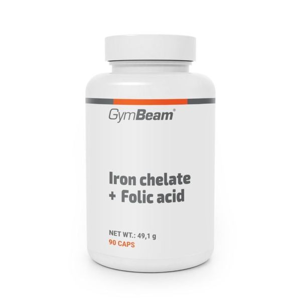 Železo chelát + Kyselina listová GymBeam