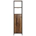 vidaXL Highboard Staré drevo 40 x 33 x 161 cm Kompozitné drevo