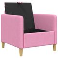 vidaXL Sofa s úložným priestorom Ružová 72 x 78 x 87 cm Polyester