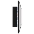 vidaXL LED kúpeľňové zrkadlo čierne 100x8,5x37 cm akryl