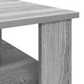 vidaXL Konferenčný stolík Sivý Sonoma 90 x 50 x 40 cm Kompozitné drevo