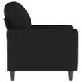 vidaXL Kreslo čierne 60 cm zamat