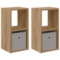 vidaXL Nočný stolík 2 ks Remeselný dub 25,5 x 22 x 49,5 cm