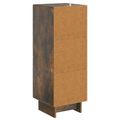 vidaXL Servírovacia skriňa Dymový dub 33 x 34,5 x 90 cm