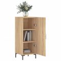 vidaXL Komoda dub sonoma 34,5x34x90 cm spracované drevo