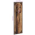 vidaXL Vešiak na kabáty 35x8x110 cm surový mangovníkový masív