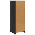 vidaXL Highboard 3 ks Čierny dub 132 x 35,5 x 103,5 cm