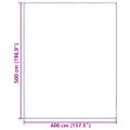 vidaXL Koberec do stanu Svetlosivá 500 x 400 cm Polyetylén