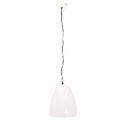 vidaXL Industriálna závesná lampa 25 W biela 32 cm okrúhla E27