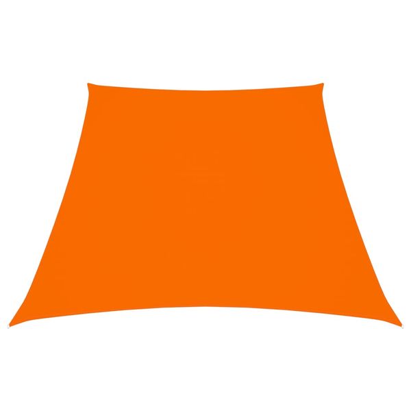 vidaXL Tieniaca plachta, oxford, lichobežníková 3/4x3 m, oranžová