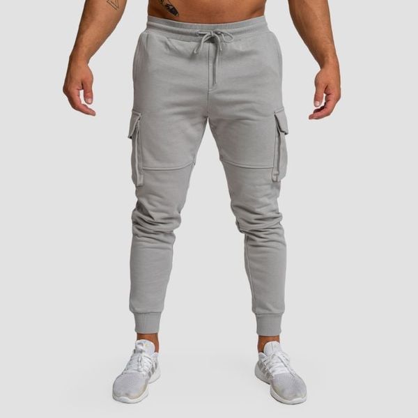 Tepláky TRN Grey - GymBeam, veľkosť L, veľkosť oblečenia L