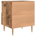 vidaXL Nočný stolík 2 ks Staré drevo 40 x 35 x 47,5 cm