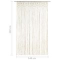 vidaXL Záclona macrame 140x240 cm bavlna