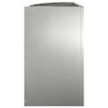 vidaXL Rohová kvetináč Strieborná 30 x 30 x 50 cm Nehrdzavejúca oceľ