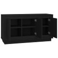 vidaXL Komoda čierna 102x35x55 cm spracované drevo