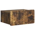 vidaXL Nástenná nočná skrinka 2 ks Dymový dub 49 x 34,5 x 24 cm