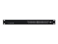 Prepínač - L3 - riadený - 24 x 10/100/1000 (PoE+) + 2 x gigabit SFP - Možná montáž do rozvádzača - PoE+