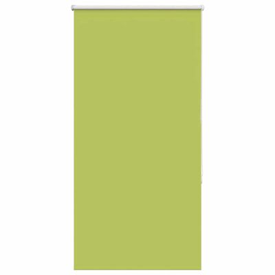 vidaXL Zatemňovacia roleta, listy zelené, 75x130 cm, šírka látky 70,7 cm, polyester