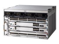 Cisco Catalyst 9404R - Prepínač - prúdenie vzduchu zboku na bok - možno montovať do rozvádzača
