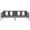 vidaXL Denná posteľ sivá masívna borovica 80x200 cm