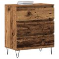 vidaXL Servírovacia skriňa Staré drevo 60 x 35 x 70 cm