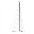 vidaXL LED vianočný stromček 789 LED farebné 476 cm