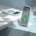 Etteri Silicone Mag case for iPhone 17 Pro Max / 18 Pro Max light blue