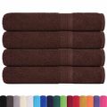 vidaXL Uteráky FROGN 4 ks hnedé 100x200 cm 360 g/m²