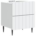 vidaXL Nočný stolík 2 ks Biela 43 x 34,5 x 49,5 cm Kompozitné drevo