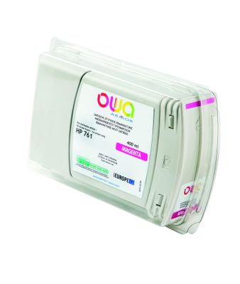 OWA Armor atramentová kompatibilná magenta HP DJ T7100, 400 ml, kom. CM993A