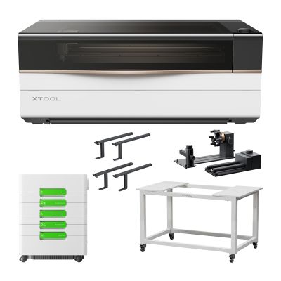 xTool P3 80W laserový gravírovací stroj - sada všetko v jednom