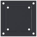 vidaXL podstavce stĺpikov štvorcové 12 ks Antracit 141x141 mm