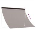 vidaXL Markíza Hnedá 150 x 150 cm 180 g / m² polyester s PU povrchom