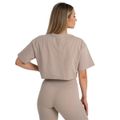 Dámske tričko CropTop Taupe - STRIX