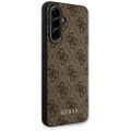 Puzdro Guess HC PU 4G Classic pre Samsung Galaxy A56 Hnedá